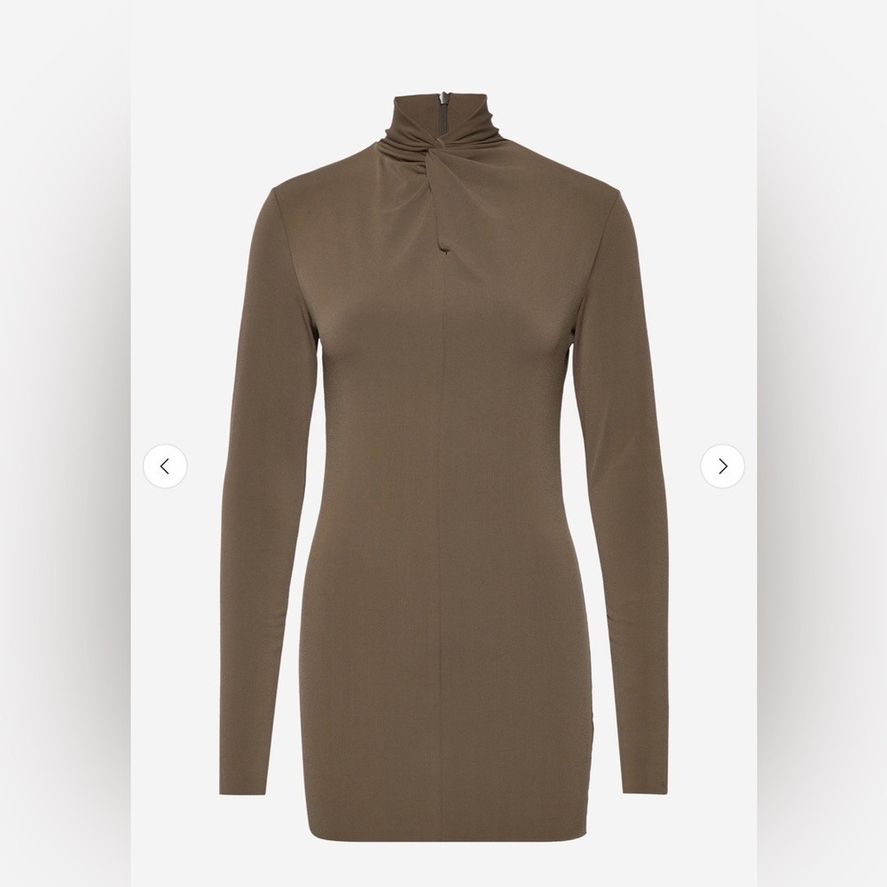 Day Birger et Mikkelsen Elegant Brown Long Sleeve turtleneck blouse size S